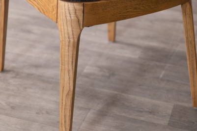 calais carver chair dark grey  leg close up